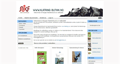 Desktop Screenshot of klatring-butikk.no